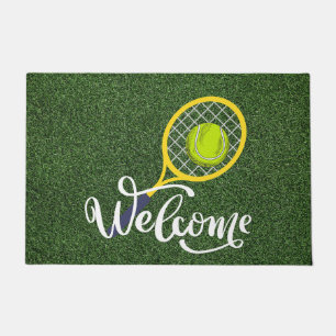 Tennis Welkomststartpunt voor Tennis Player Deurmat
