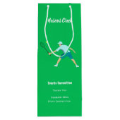 Tennis Wijn Cadeautas (Achterkant)