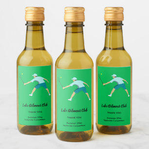Tennis Wijn Etiket