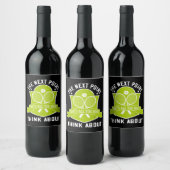 Tennis - wijn etiket (Flessen)