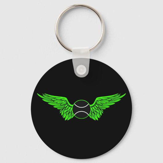 tennis. Winged. Sleutelhanger (Voorkant)