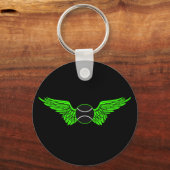 tennis. Winged. Sleutelhanger (Voorkant)