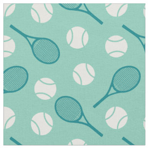 Tennis: wit en groen - aanpasbaar ! stof