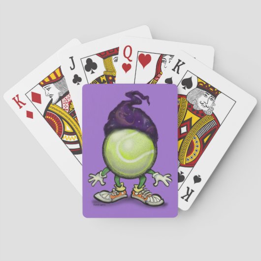 Tennis Wizard Pokerkaarten (Achterkant)
