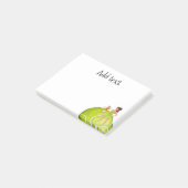 Tennis Woman Player houdt racket en ball Post-it® Notes (Schuin)