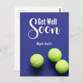 Tennis wordt snel beter briefkaart (Voorkant / Achterkant)