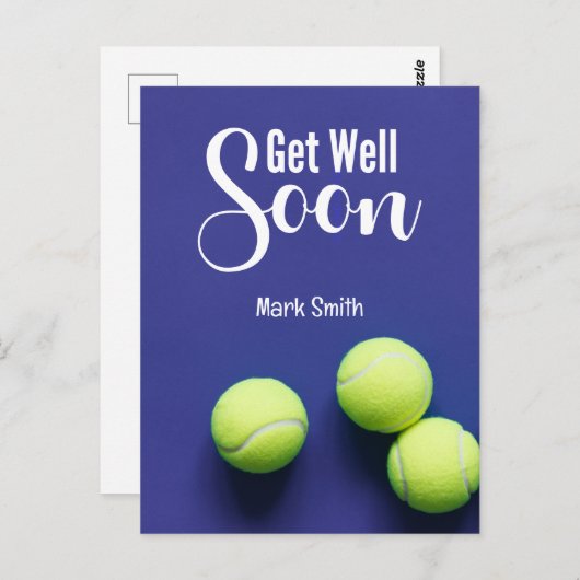 Tennis wordt snel beter briefkaart (Voorkant / Achterkant)