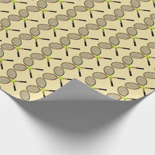 Tennis Wrapping Paper Cadeaupapier (Hoek)
