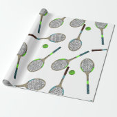 Tennis Wrapping papier (Uitgerold)