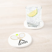 Tennis Zandsteen Onderzetter (Zijkant)