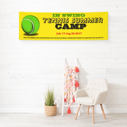 Tennis Zomerkamp Banner (Insitu)