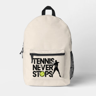 Tennis zonder grenzen bedrukte rugzak