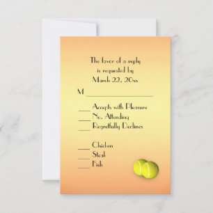 Tennis Zonsondergang  RSVP met menu keuze