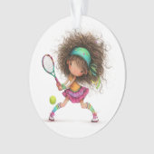 TENNIS Zus / Vriend / Relatief Ornament (voorkant)