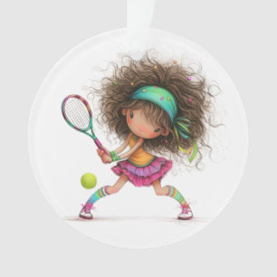 TENNIS Zus / Vriend / Relatief Ornament