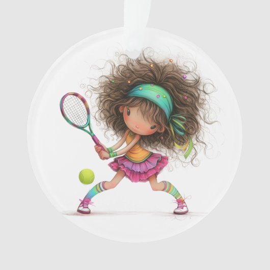 TENNIS Zus / Vriend / Relatief Ornament (voorkant)