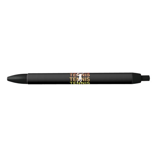 Tennis Zwarte Inkt Pen (Voorkant)