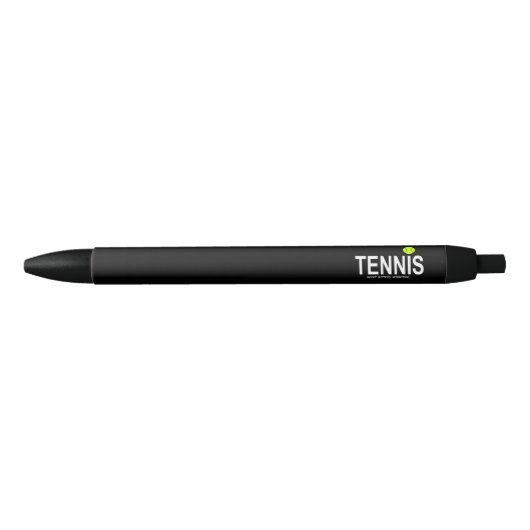Tennis Zwarte Inkt Pen (Voorkant)