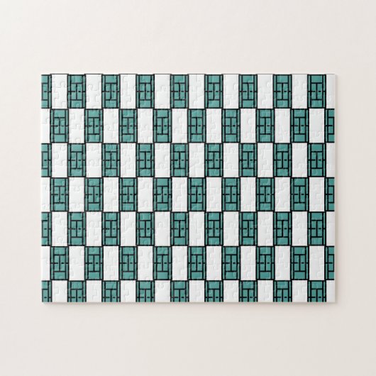 tennisbaan legpuzzel (Horizontaal)