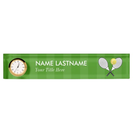 Tennisbaan Naambordje (Voorkant)