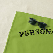 Tennisbaan ontwerp personaliseren strandlaken (In situ)