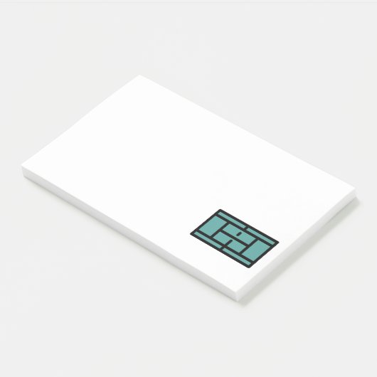 tennisbaan post-it® notes (Schuin)