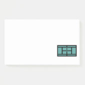 tennisbaan post-it® notes (Voorkant)