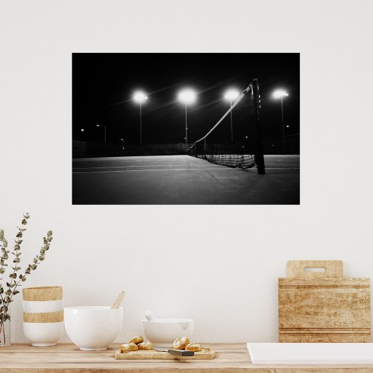 tennisbaan poster (Keuken)