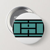 tennisbaan ronde button 7,6 cm (Voorkant /achterkant)