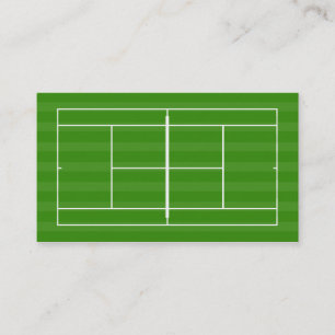 Tennisbaan Visitekaartje