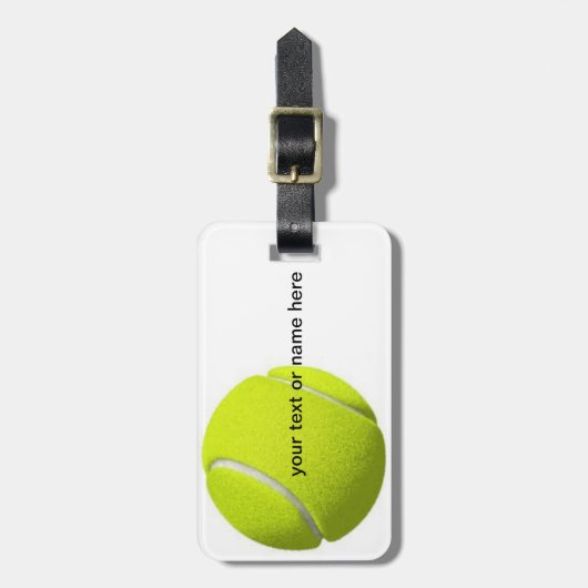 tennisbagagelabel bagagelabel (Voorkant verticaal)