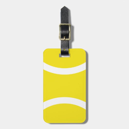 Tennisbal Bagagelabel (Voorkant verticaal)