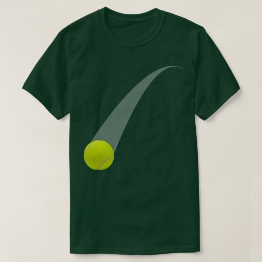Tennisbal beweging t-shirt (Design voorkant)