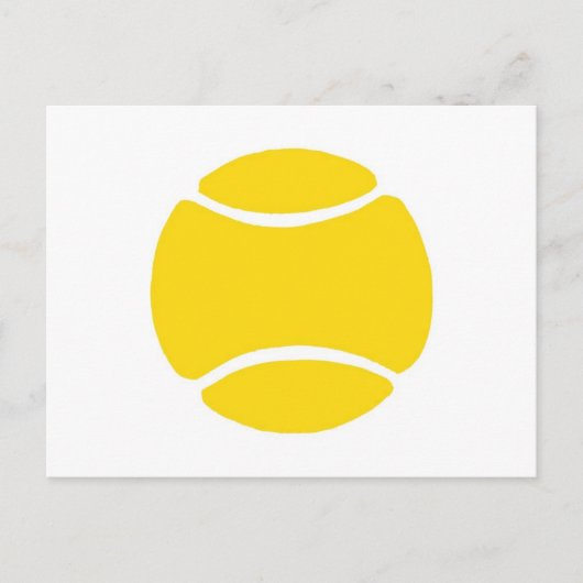 Tennisbal Briefkaart (Voorkant)