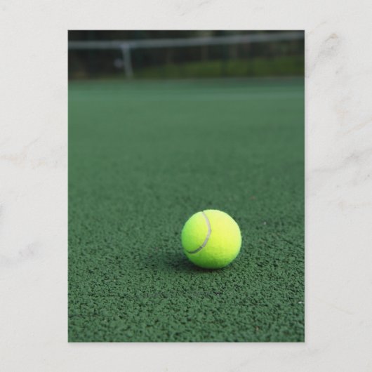 Tennisbal Briefkaart (Voorkant)