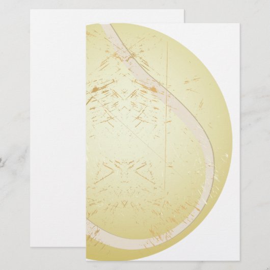 tennisbal  briefpapier (Voorkant / Achterkant)
