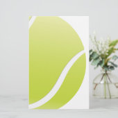 tennisbal briefpapier (Staand voorkant)