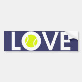 Tennisbal Bumpersticker (Voorkant)