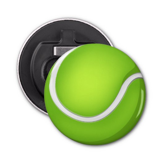 Tennisbal Button Flesopener (Voorkant)