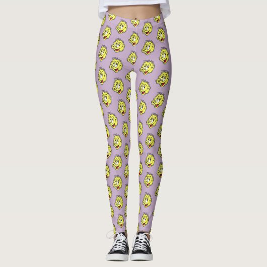 Tennisbal Cartoon Cust. BG Legging (Voorkant)