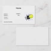 tennisbal door visitekaartje (Voorkant / Achterkant)