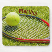 Tennisbal en Racket Muismat (Voorkant)