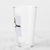 Tennisbal en racket waterverf glas (Links)