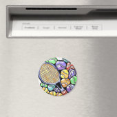 Tennisbal en Racquet Magnet (Insitu (Vaatwasser))