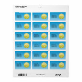 Tennisbal Etiket (Full Sheet)