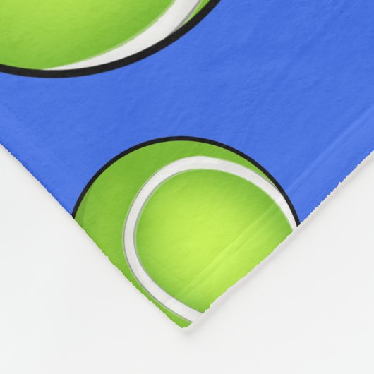 Tennisbal Fleece Deken (Hoek)