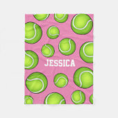 Tennisbal Fleece Deken (Voorkant)