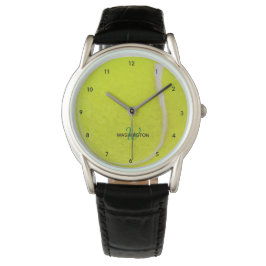 Tennisbal gepersonaliseerd horloge