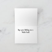 Tennisbal Gevouwen Wenskaart Kaart (Binnen)