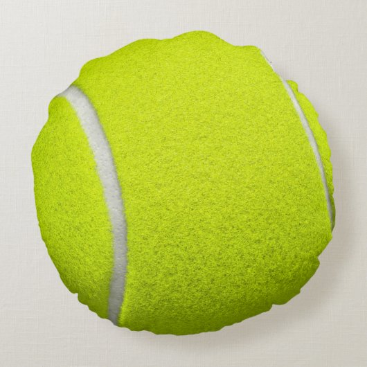 Tennisbal Grappige look Rond Kussen (Achterkant)